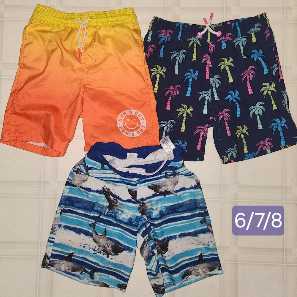 Boys' Colorful Swim Shorts Set